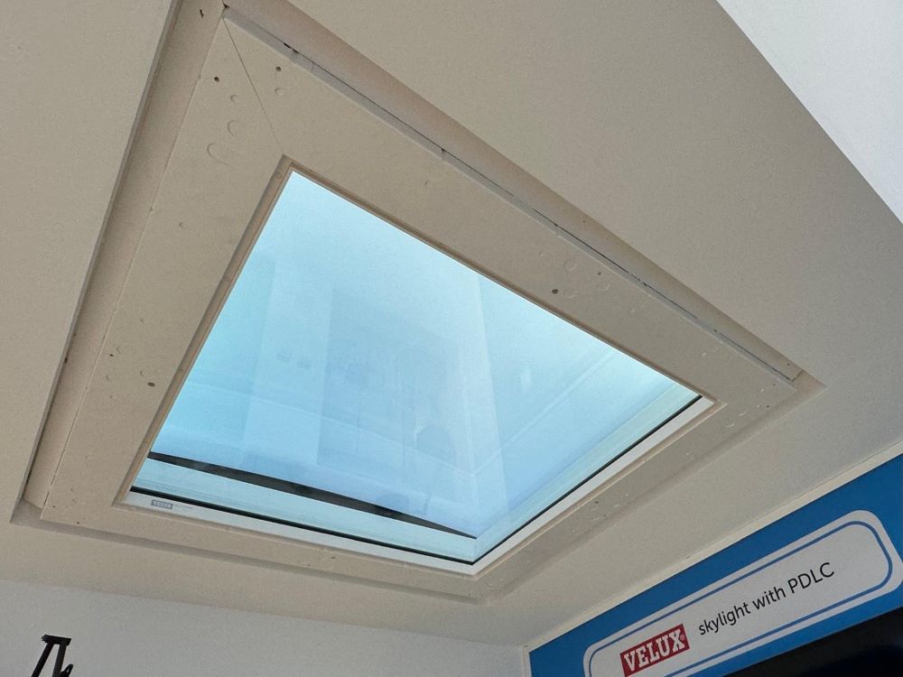 Glasstec Skylight with PDLC